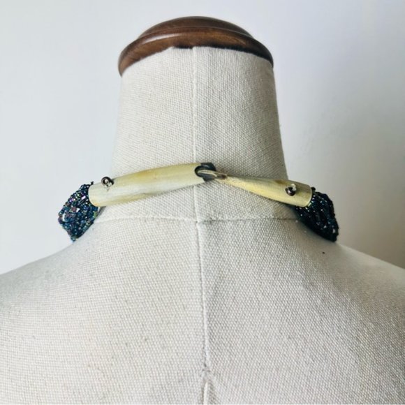 Vintage Multi Colour Multi Strands Gorgeous Necklace - Picture 7 of 9